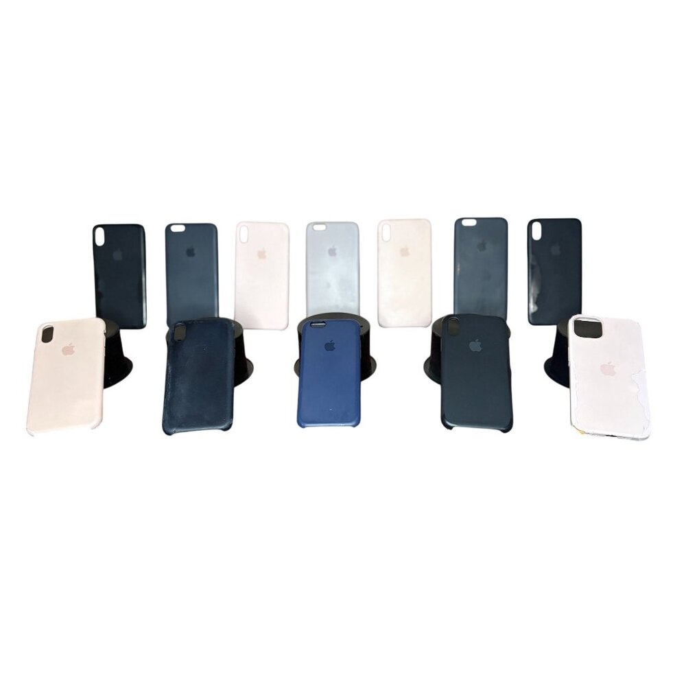 Apple iPhone & Unbranded Cell Phone Cases Black Blue Grey Pink Purple Silicone